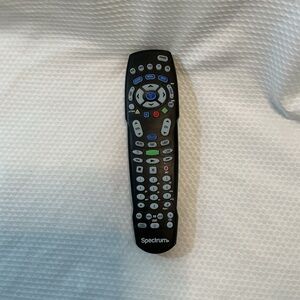 Black Universal Remote Control - Easy Navigation for Media Streamers
